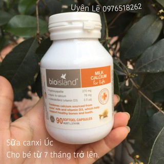 Canxi sữa Úc cho bé từ 7 tháng