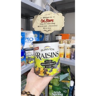 Nho khô mỹ sunview raisins nhập khẩu hộp 425gr -cvi hàng mỹ