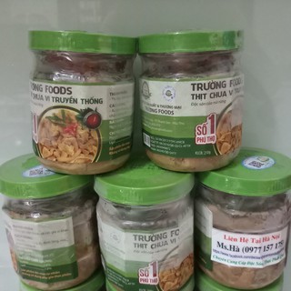 Combo 5 hộp THỊT CHUA TRƯỜNG FOODS truyền thống
