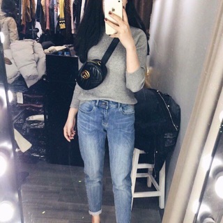 Quần jean asos mài xanh