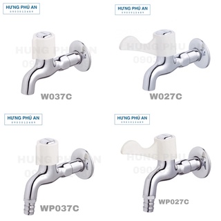 Vòi nước lạnh CAESAR W027C / W037C / WP027C / WP037C tặng kèm chụp vòi inox - hàng chính hãng