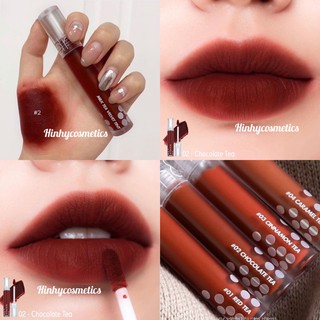 Son Kem Lì Romand Milk Tea Velvet Tint 03 Cinnamon Tea