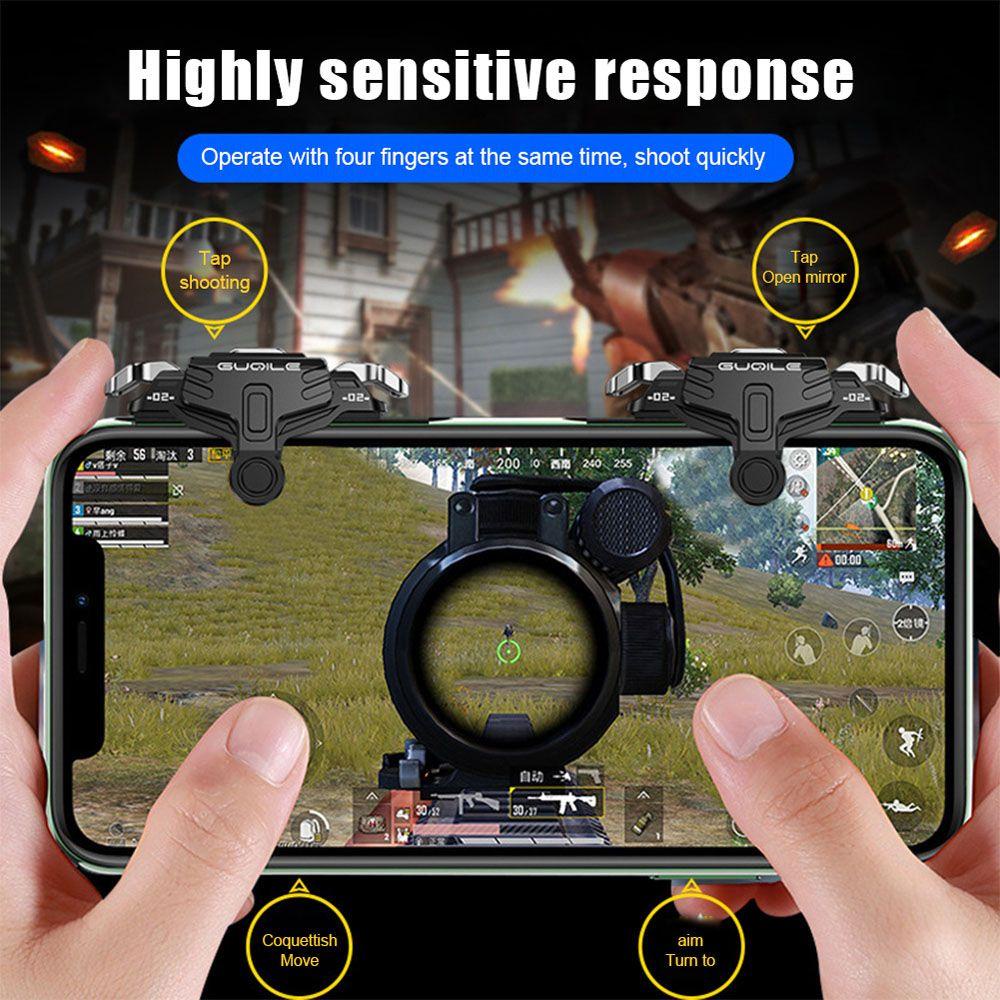 1 Cặp Nút Bấm Hỗ Trợ Chơi Game Trên Điện Thoại Di Động