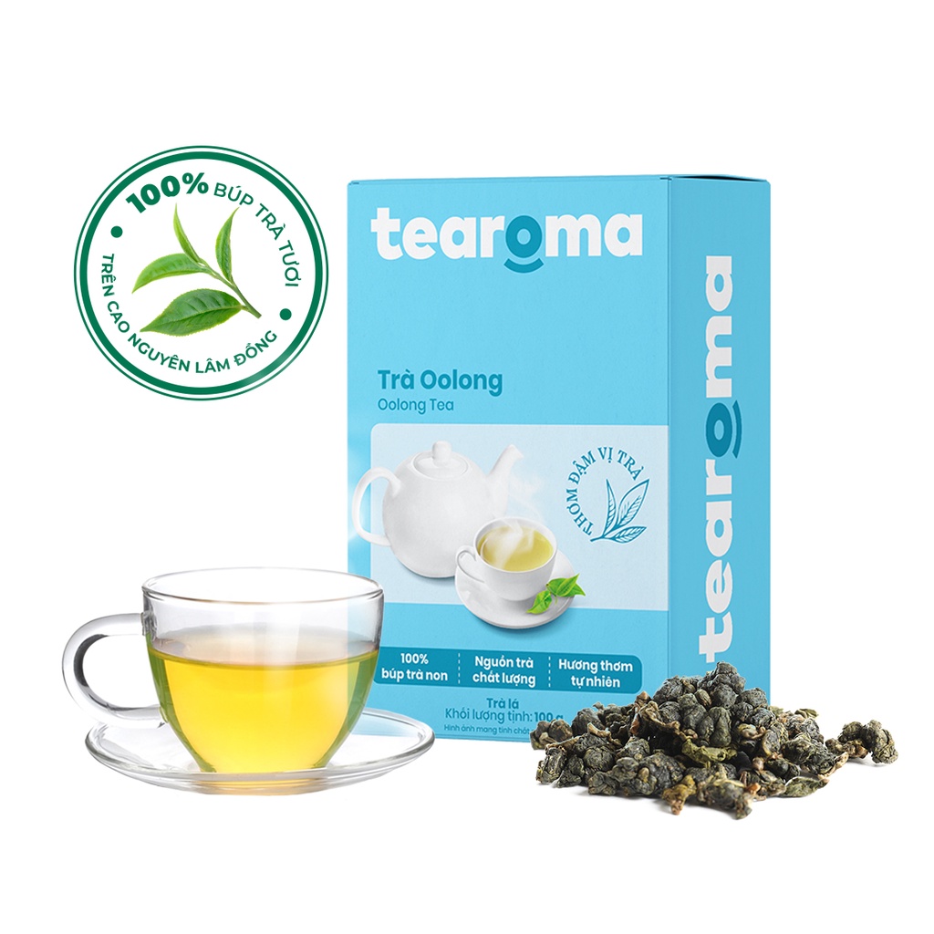 Tearoma Trà Oolong - Hộp 100gr | BigBuy360 - bigbuy360.vn