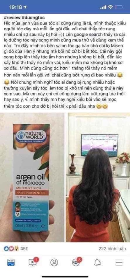 Tinh dầu dưỡng tóc Argan oil of morocco chai 100ml | BigBuy360 - bigbuy360.vn