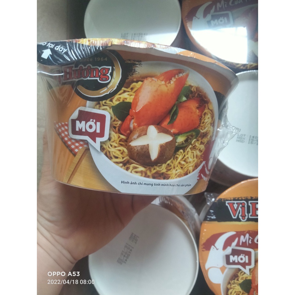 Thùng 12 Tô mì Cua Tiêu Đen 80gr