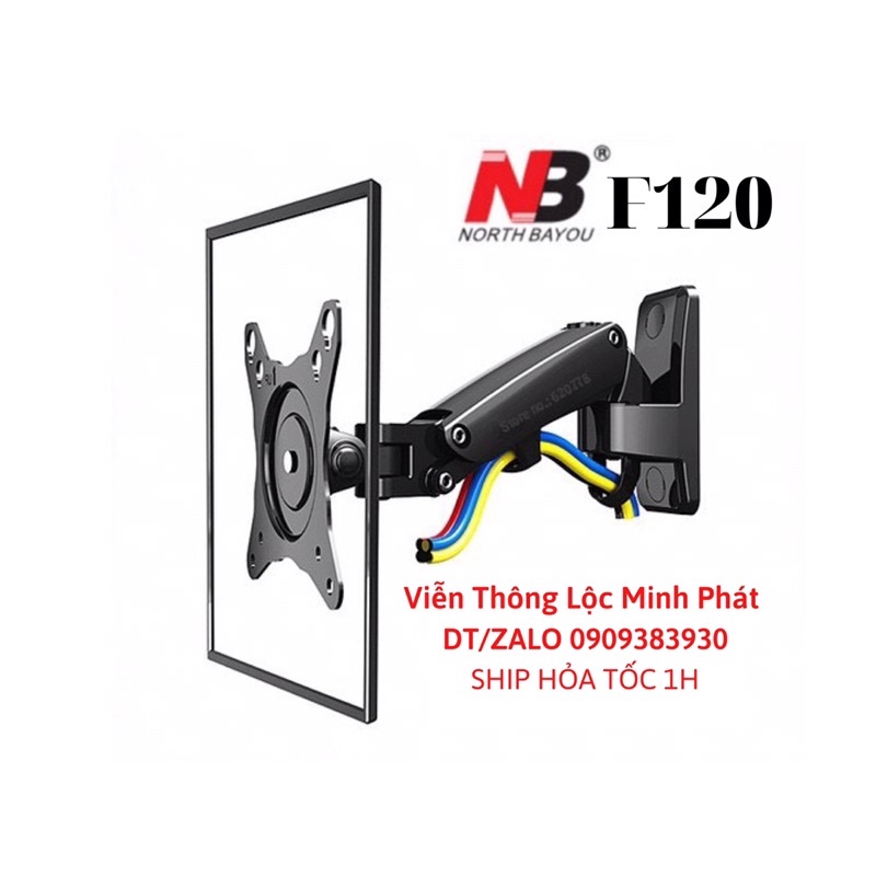 Giá Treo Màn Hình Máy Tính NB - F120 [ Phù hợp màn hình 14&quot; - 27&quot; ] - [ HÀNG CHÍNH HÃNG ]