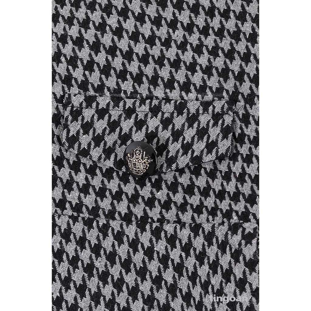 TINGOAN® - Chân váy cạp lưng cao đuôi cá xám tingoan JESSICA SKIRT/GR