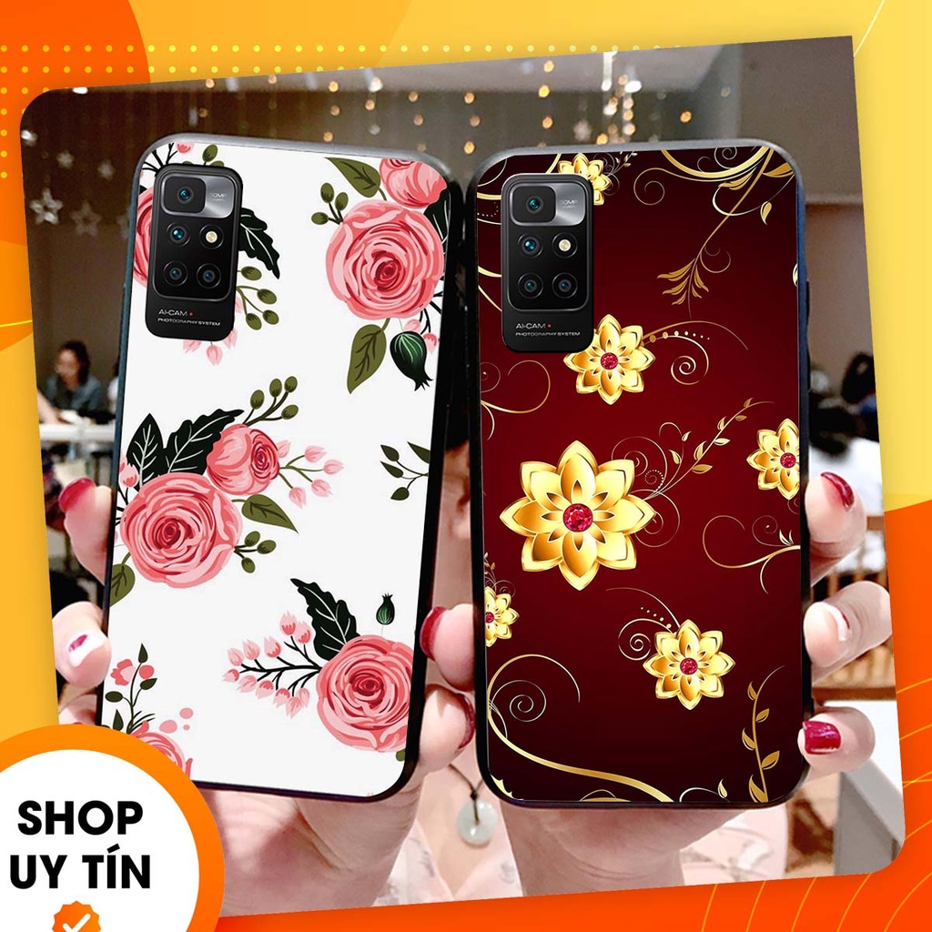 Ốp lưng Xiaomi REDMI 10 in hình hoa xinh xắn, hiện đại , thời trang ,phong cách