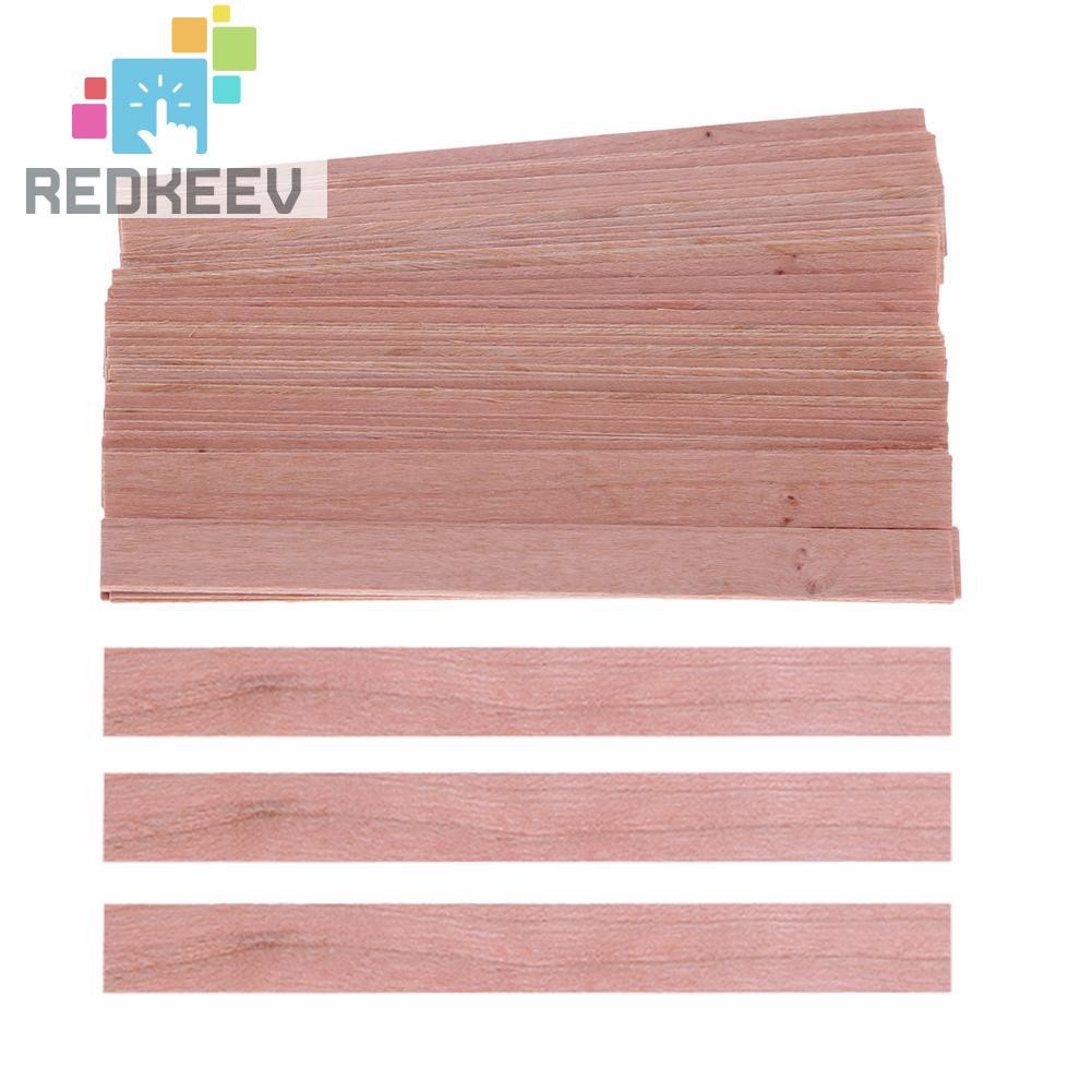 50 Bấc nến gỗ đỏ mẫu keev 1.13