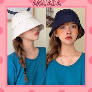 Nón bucket mũ tai bèo nam nữ màu trơn MD02