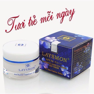 Kem dưỡng da chống tia cực tím laysmon 15g chính hãng