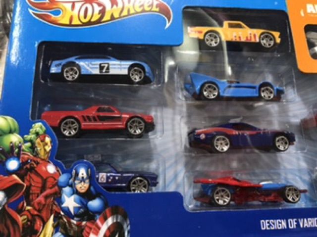 bộ xe sắt hotwheel 10 cái