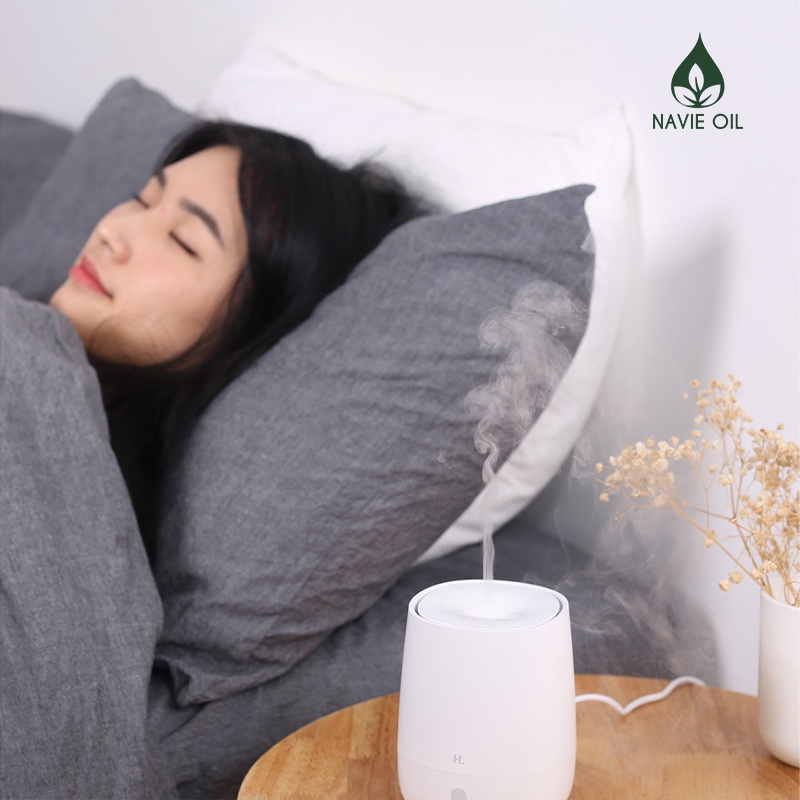 Máy Xông Tinh Dầu Kiêm Máy Phun Sương Tạo Ẩm Xiaomi mini HL Tích Hợp Đèn Led 7 màu NAVIEKN03
