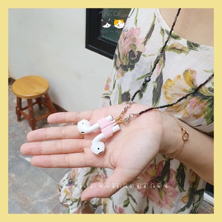 Set cao su, chốt cao su giữ tai nghe không dây, có nam châm (nối dây đeo khẩu trang thành dây giữ tai nghe)