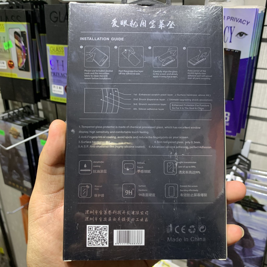 [CHÍNH HÃNG] Kính Cường Lực iPhone WK KingKong Full Màn 5D cho iphone  7plus  8 plus x xs max xr 11 11pro 11 pro max