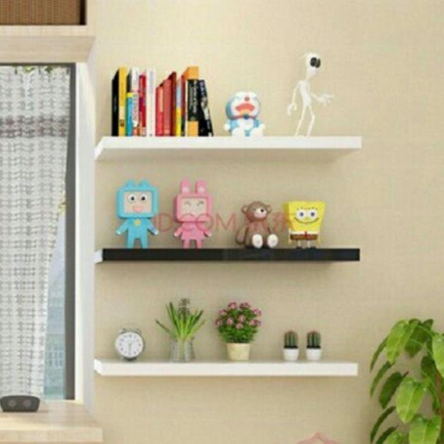 Thanh ngang kệ gỗ treo tường giá xuất xưởng giá 1 thanh tặng kèm vít âm tường