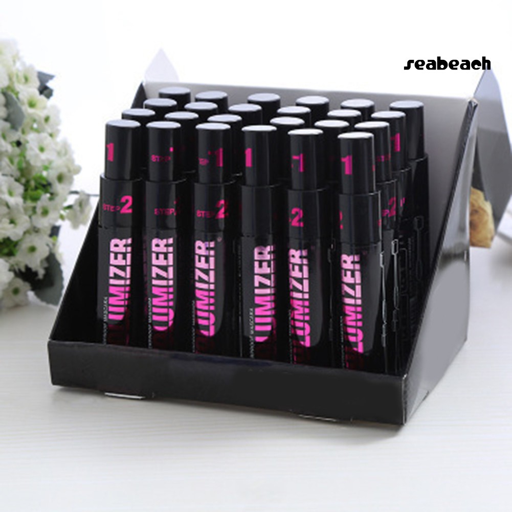 Mascara trang điểm chuốt mi màu đen làm cong và dày 2 trong 1 | BigBuy360 - bigbuy360.vn