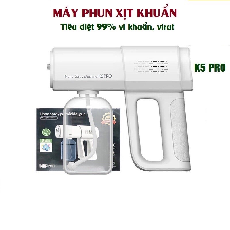 MÁY PHUN KHỬ KHUẨN CẦM TAY NANO K5 PRO