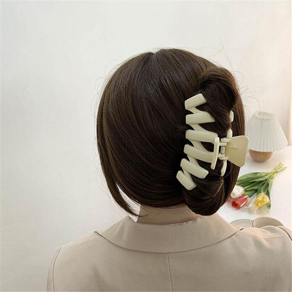 LEILY Kẹp TóC HọA TiếT Da BáO ThờI Trang Cho Nữ