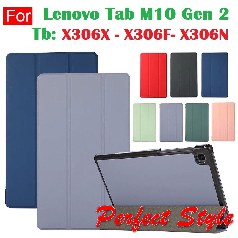 Bao da Lenovo Tab M10 Gen 2 HD nắp nam châm đóng mở tự động  TB X306F TB X306X 10.1 inch