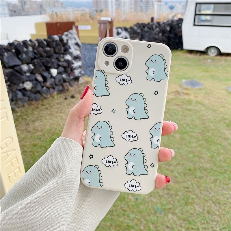 Ốp Điện Thoại Silicon Hình Khủng Long Cho Samsung Note 10 PLUS S10 lite Note 10 lite J3 PRO J5 PRO J7 PRO M32 M62 A82 5G S10 PLUS J2 PRIME