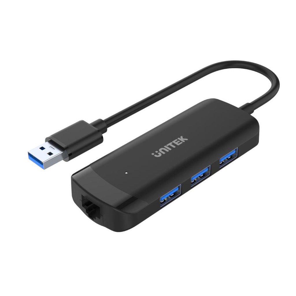 HUB USB 3P 3.0 + LAN UNITEK H1111A