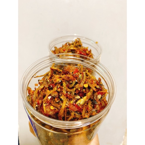 Cá cơm Kim giòn rim tỏi ớt cay 250g