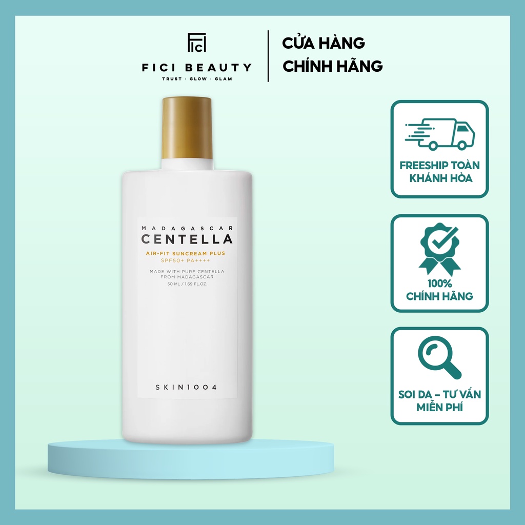 Kem Chống Nắng Lành Tính SKIN1004 Madagascar Centella Air-Fit Suncream Plus 50mL
