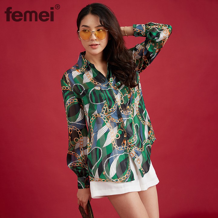 FEMEI - Set Áo sơ mi quần short FSSM011