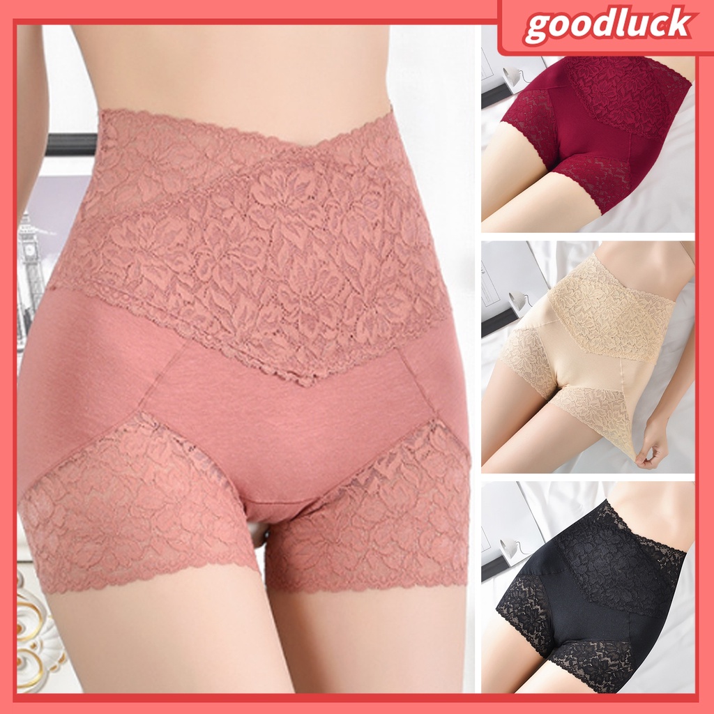 |Áo Thun Cổ Tròn GoLck Thời Trang Cá Tính| Quần Sooc Ren Hoa Lưng Cao Định Hình Cơ Thể Co Giãn Quyến Rũ Cho Nữ