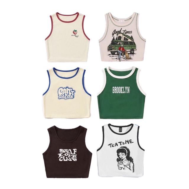 Áo thun croptop basic màu sắc đa dạng , kiểu dáng năng động