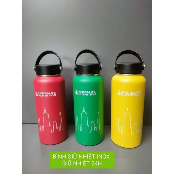 (MUA 3TẶNG 1) BÌNH GIỮ NHIỆT HERBALIFE 1000 ML