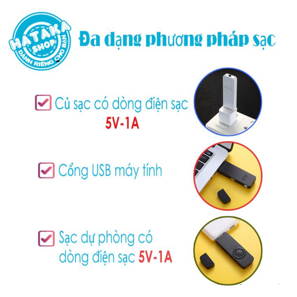 Máy nghe nhạc mp3 USB 8GB sạc không dây, loa ngoài cỡ lớn tặng tai nghe và dây đeo