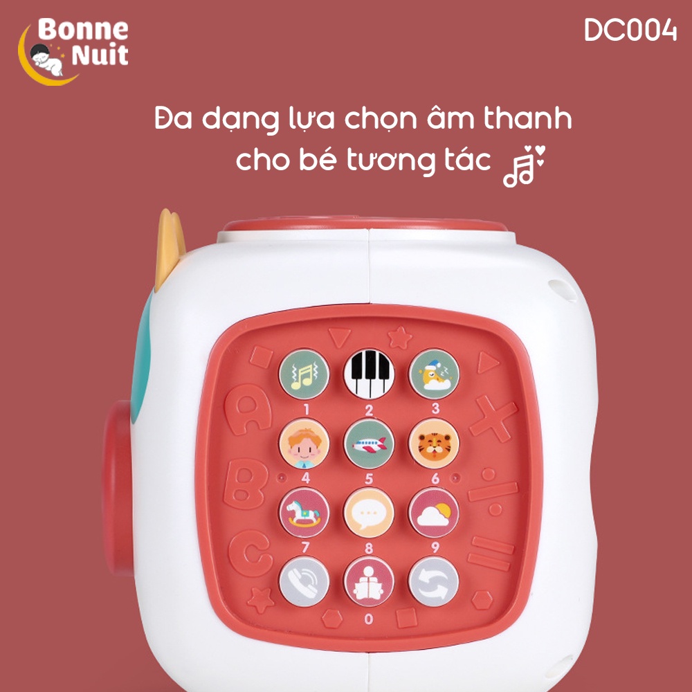 Hộp đồ chơi tương tác giáo dục sớm Cute Cube cho bé