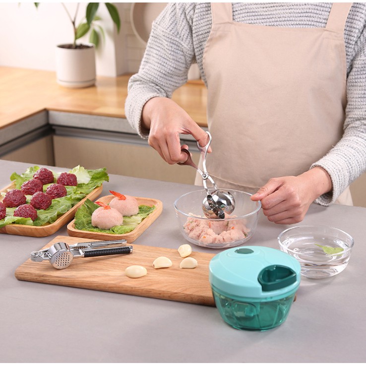 Dụng cụ làm thịt viên, cá viên inox tiện dụng IN29