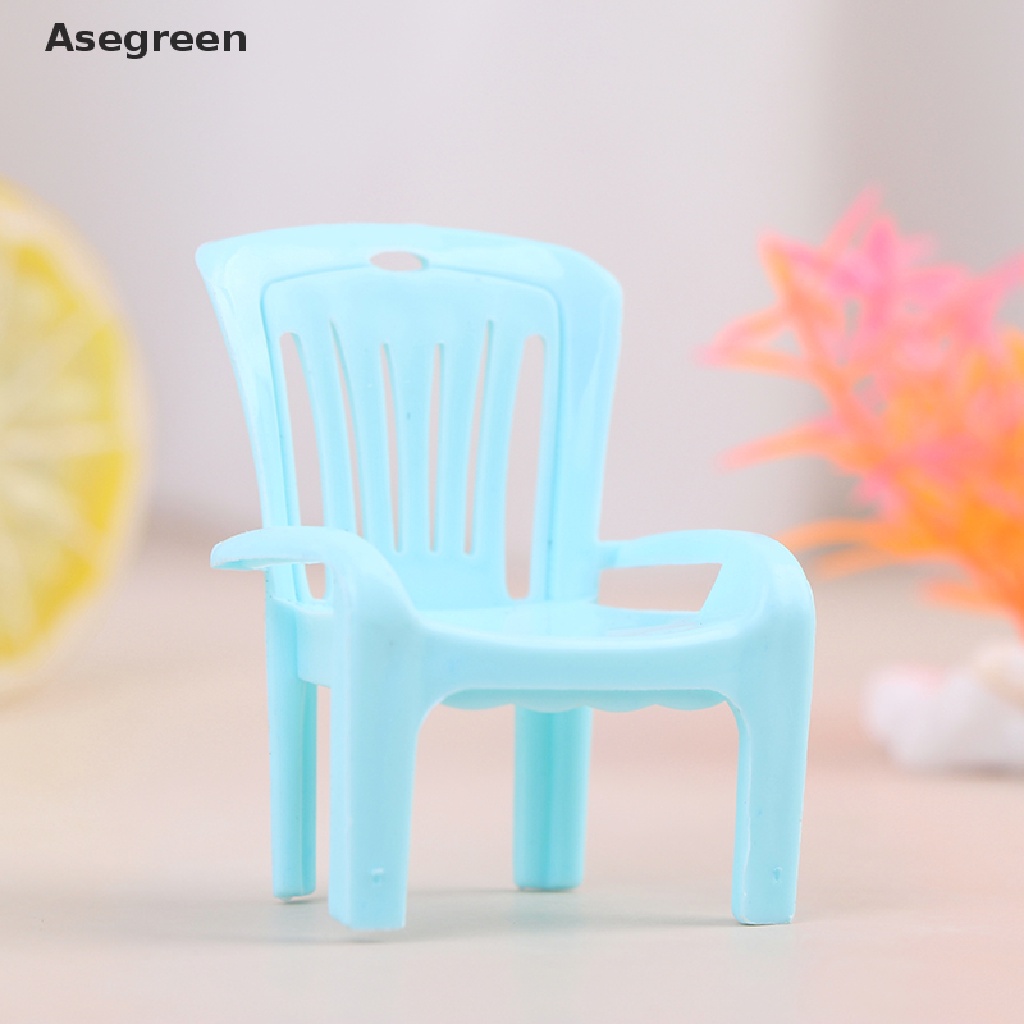 Ghế Nhựa Mini Trang Trí Nhà Búp Bê Đáng Yêu