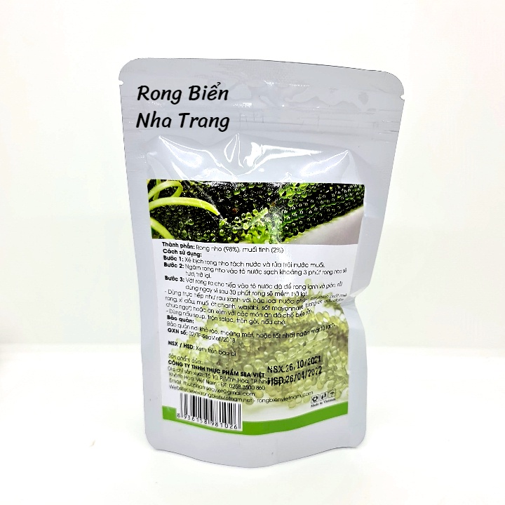 Rong nho tách nước Sea Việt gói 100g