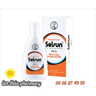 DẦU GỘI GIẢM NẤM GÀU SELSUN 1.8% CHAI 100ML