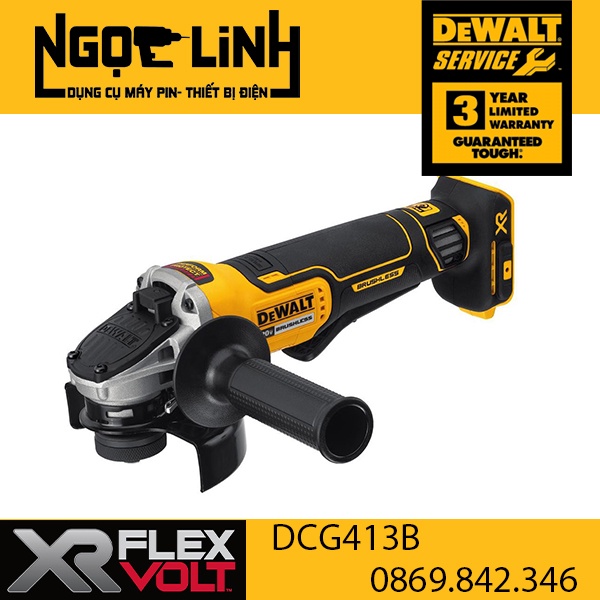 Body máy mài Dewalt DCG413B (Dewalt DCG413, DCG413B, Dewalt 413 - Máy mài góc pin Dewalt - Máy mài pin)