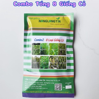 Combo 8 Giống Cỏ Chăn Nuôi (Ghine, Mulato, Ruzi, Paspalum, Sudan, Stylo, Super BMR, Ngô Sinh Khối)
