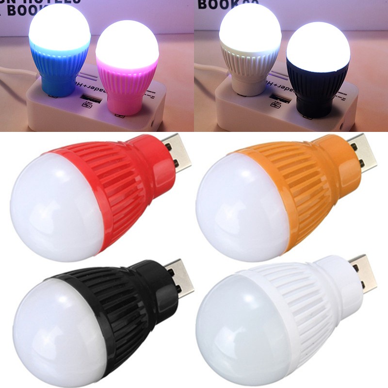 Bóng Đèn LED Mini USB Tiết Kiệm Năng Lượng 5V Di Động Tiện Dụng Mang Theo Du Lịch/ Cắm Trại