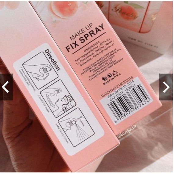 Xịt Giữ Lớp Nền Cố Định Lớp Trang Điểm Kiss Beauty ĐÀO 75ML | BigBuy360 - bigbuy360.vn