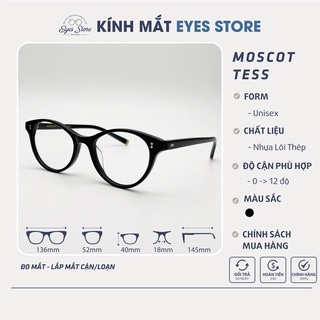 Gọng Kính Cận Nam Nữ Moscot Tess - Nhựa Lõi Thép