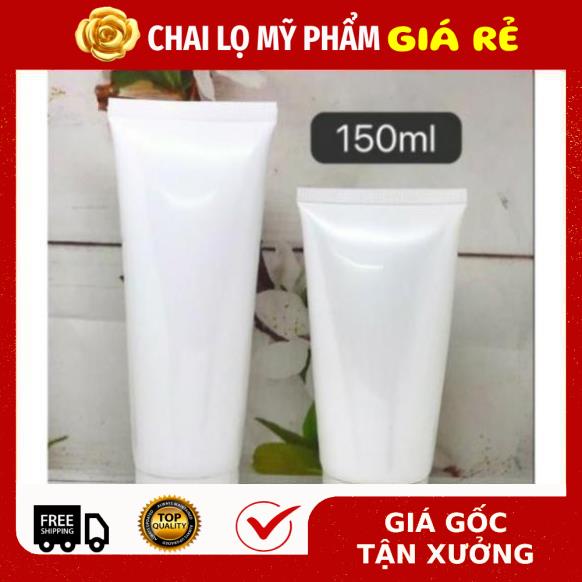 Tuýp Chiết Mỹ Phẩm ❤ RẺ VÔ ĐỊCH ❤ Tuýp nhựa 100ml,150ml,250ml nắp lật chiết mỹ phẩm, sữa rửa mặt, sửa tắm .