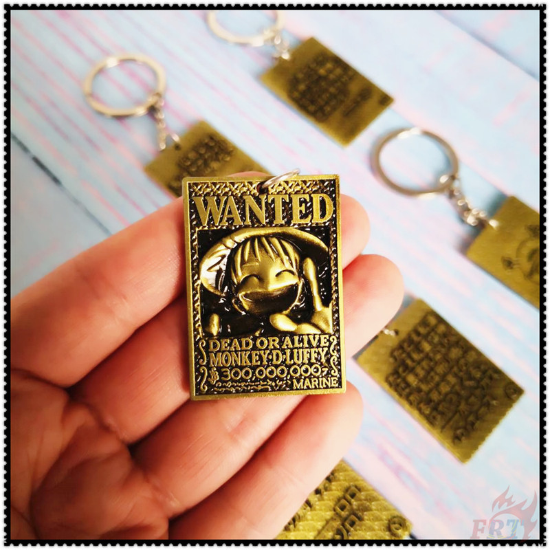 1 Móc Khóa Kim Loại Hình Nhân Vật Phim One Piece 6 Kiểu Lựa Chọn