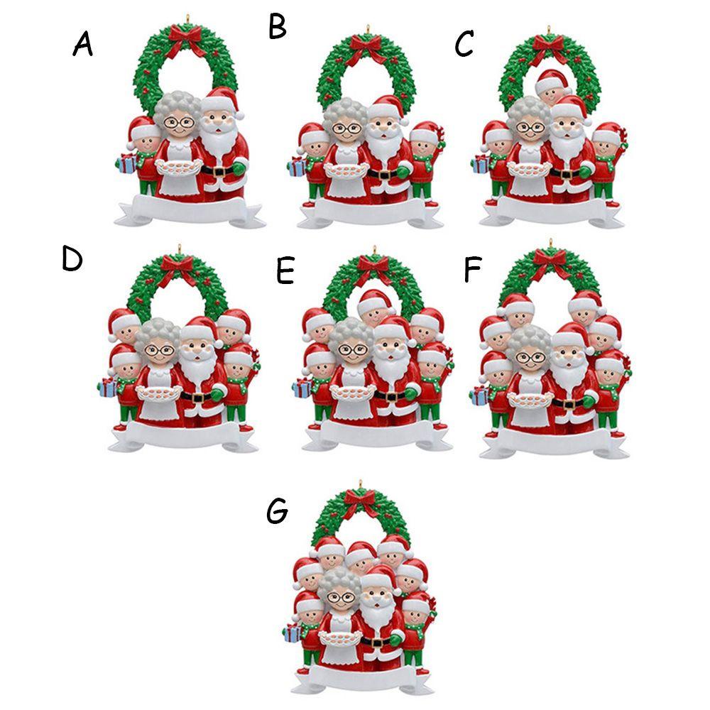 Phụ Kiện Treo Trang Trí Cây Thông Giáng Sinh Hình Ông Già Noel DIY
