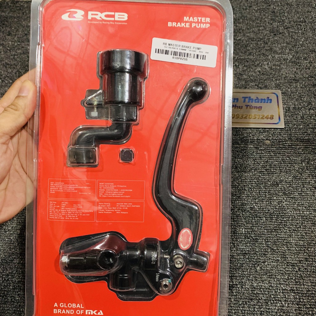 Tay thắng RCB bình dầu rời S2 14mm Chính hãng TanthanhPT