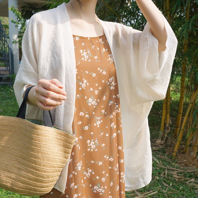 Váy 2 dây đuôi cá họa tiết hoa