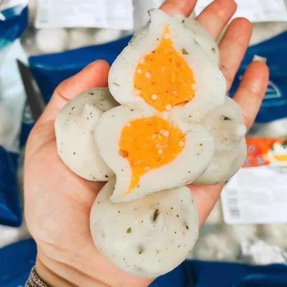 Bánh bao trứng Cá Hồi - Viên Thả Lẩu Malaysia